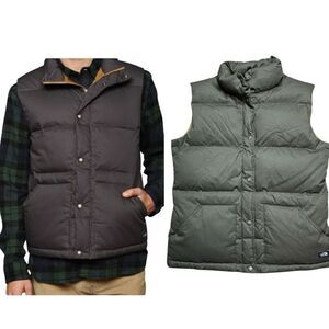 The North Face Lindero Olive Quilted Down Vest Size Medium